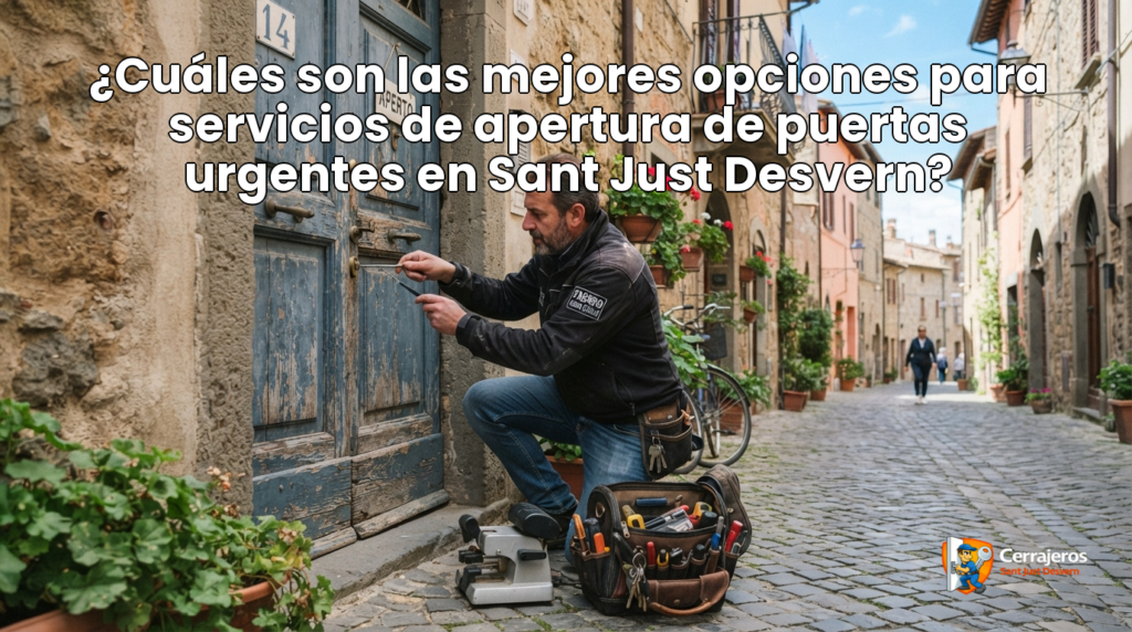 featured cuales son las mejores opciones para servicios de apertura de puertas urgentes en sant just desvern