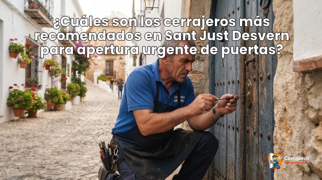 featured cuales son los cerrajeros mas recomendados en sant just desvern para apertura urgente de puertas