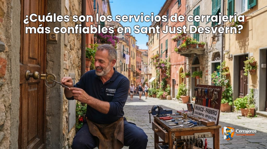 featured cuales son los servicios de cerrajeria mas confiables en sant just desvern