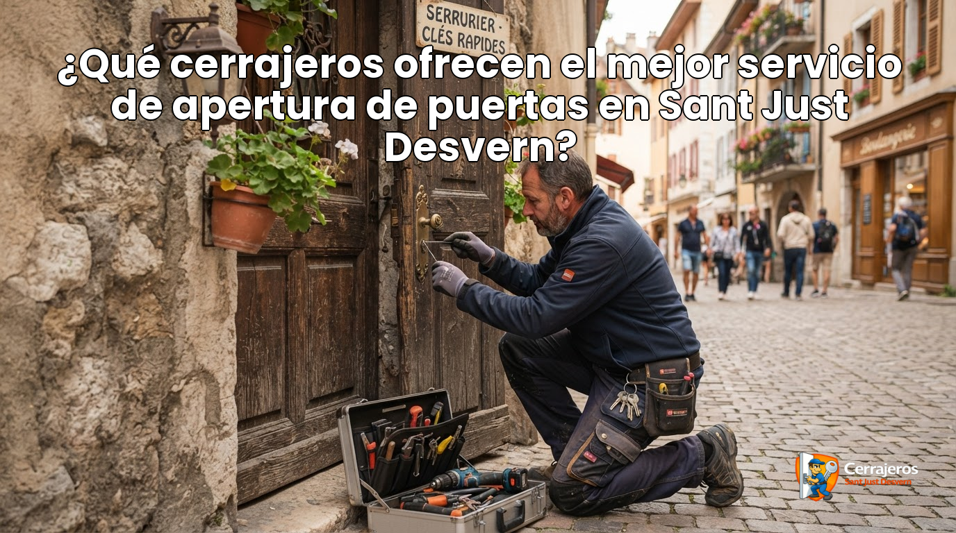 featured que cerrajeros ofrecen el mejor servicio de apertura de puertas en sant just desvern