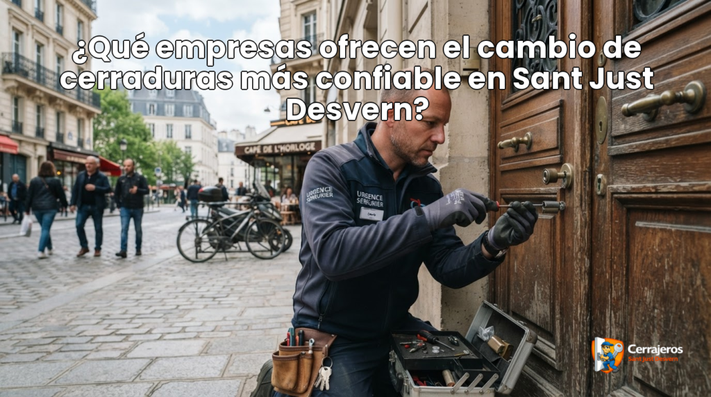 featured que empresas ofrecen el cambio de cerraduras mas confiable en sant just desvern
