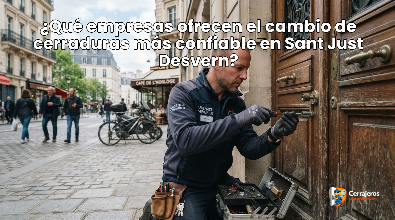 featured que empresas ofrecen el cambio de cerraduras mas confiable en sant just desvern