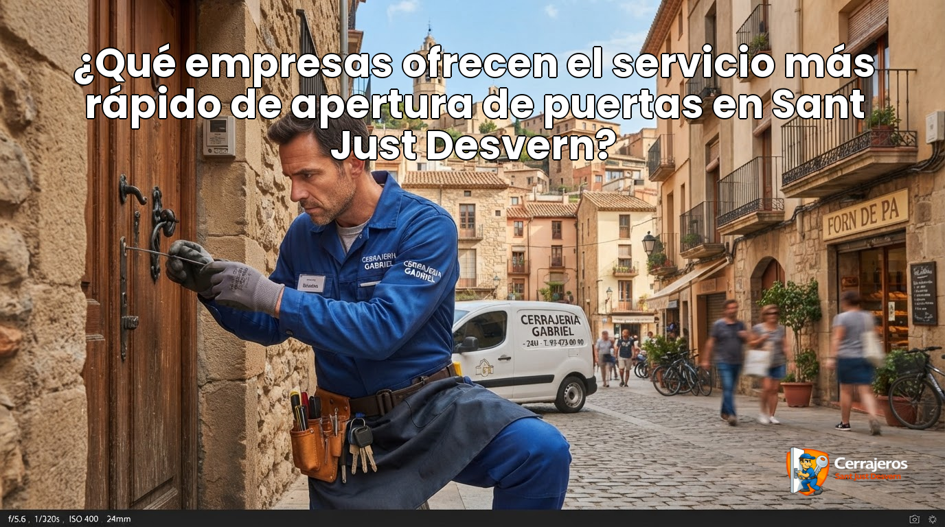 featured que empresas ofrecen el servicio mas rapido de apertura de puertas en sant just desvern